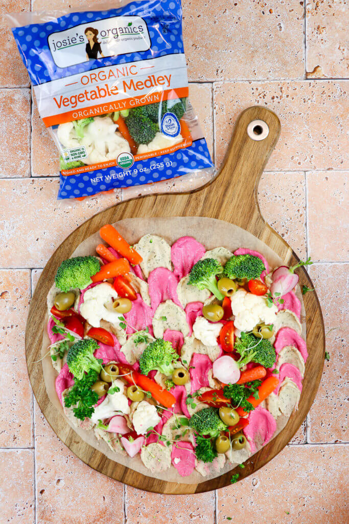 Hummus Veggie Board