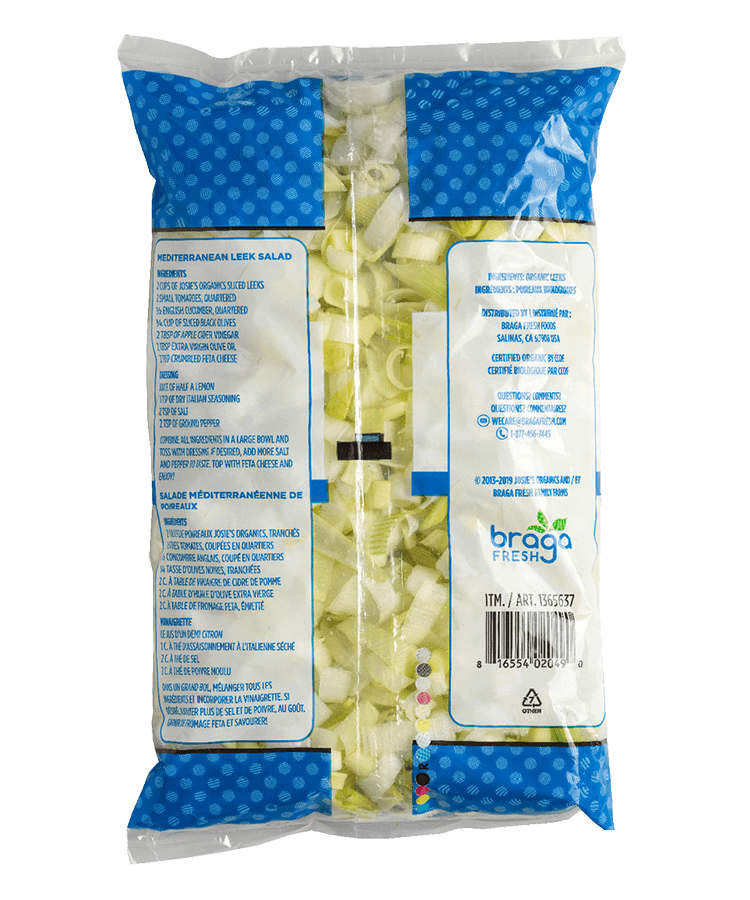 Sliced Leeks